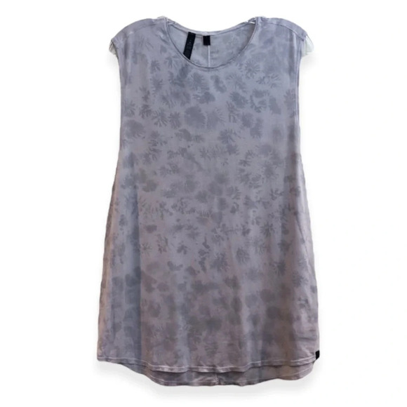 Lululemon Like New Collection White Splatter Printed Sleeveless Muscle Tank Top - Picture 1 of 9